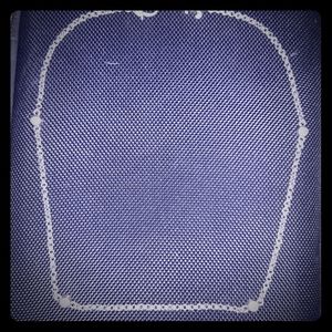 Judith Ripka Sterling Silver .925 Diamond  necklac